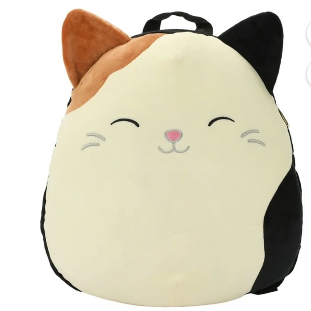 Squishmallow Cam the cat plush mini backpack